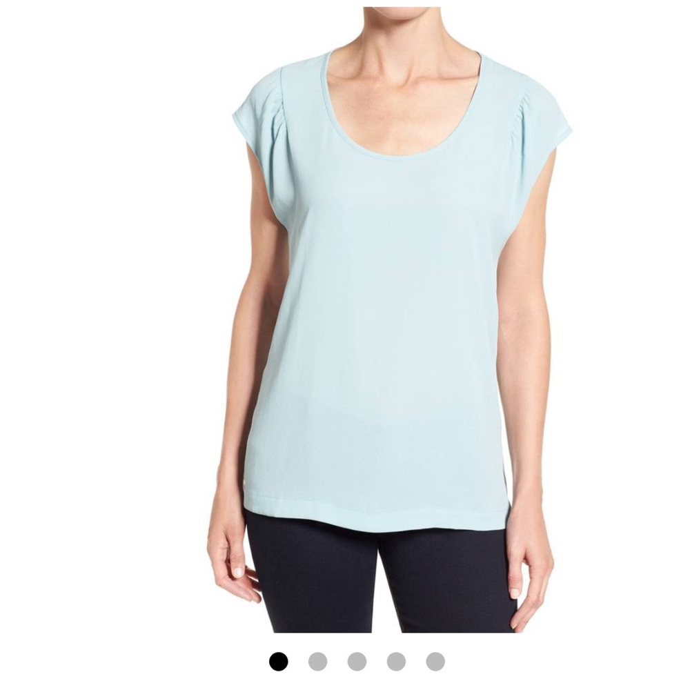Cap sleeve blouse